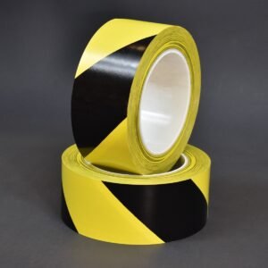 Black Yellow PVC Tape Warning Tape